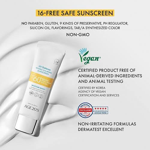 [AGE20'S] UV Defense Hydro Calming Sunscreen 50ml