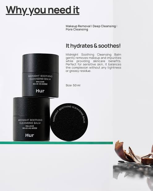 [House of HUR] Midnight Soothing Cleansing Balm 50ml