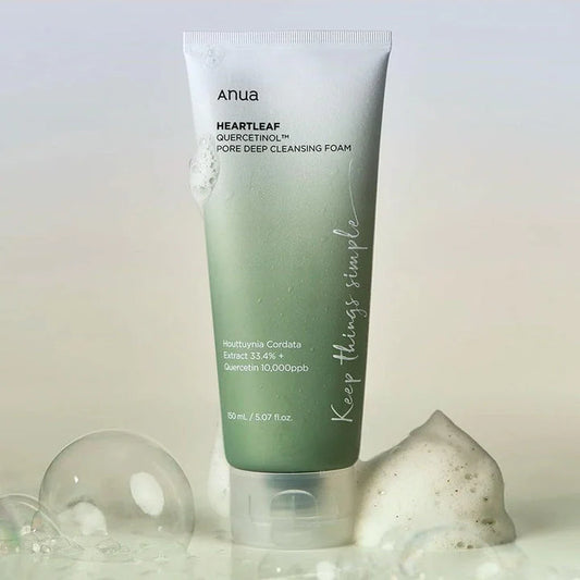 ANUA - HEARTLEAF QUERCETINOL PORE DEEP CLEANSING FOAM 150ML