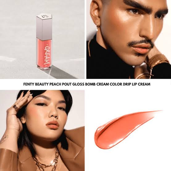 GLOSS BOMB CREAM COLOR DRIP LIP CREAM - peach pout