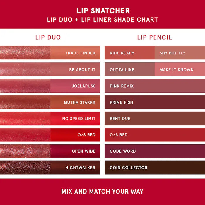 ONE/SIZE by Patrick Starrr
Lip Snatcher Waterproof Precision Lip Liner - outta line