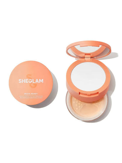 SHEGLAM Insta-ready NATURAL LINEN Face & Under Eye Setting Powder Duo